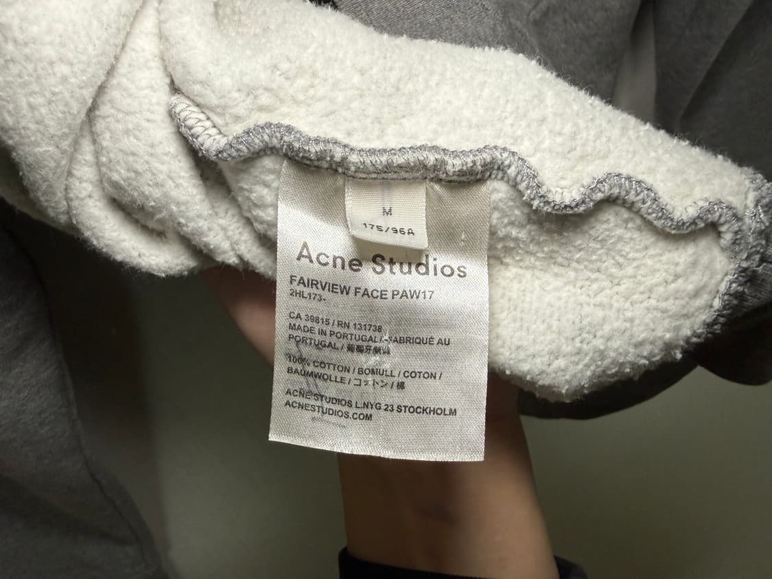 [M] 아크네 페어뷰 맨투맨 그레이 상품이미지3