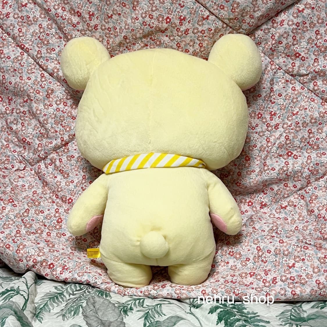 고전 코리락쿠마 대형 코리락쿠마 오렌지 리본 인형 상품이미지3