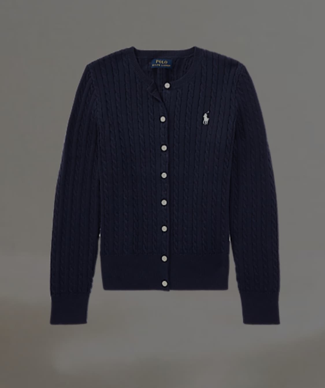 폴로 걸즈 가디건 네이비 L 상품이미지1