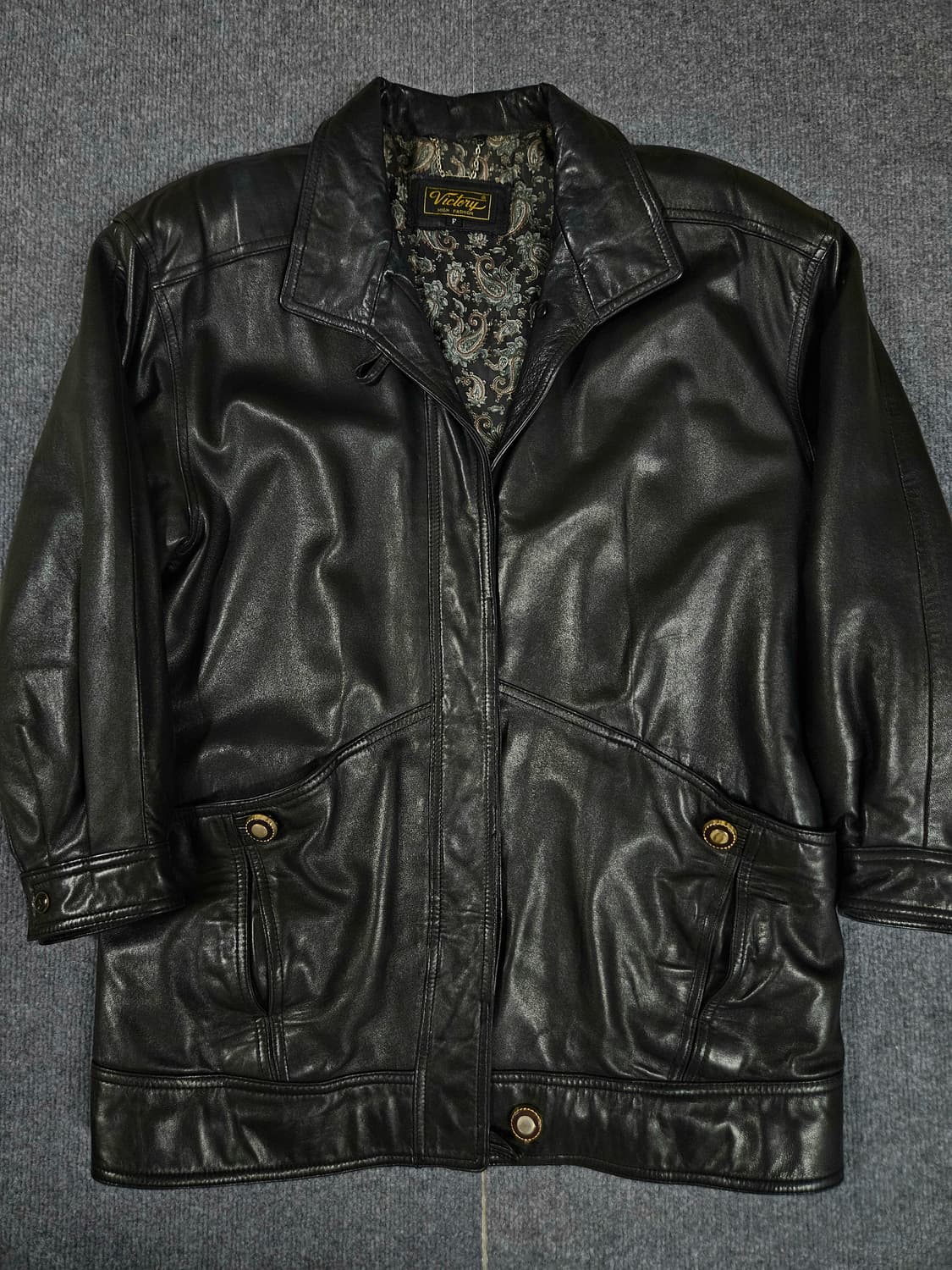 JPN Victory 양가죽 하프코트(급처) 상품이미지1