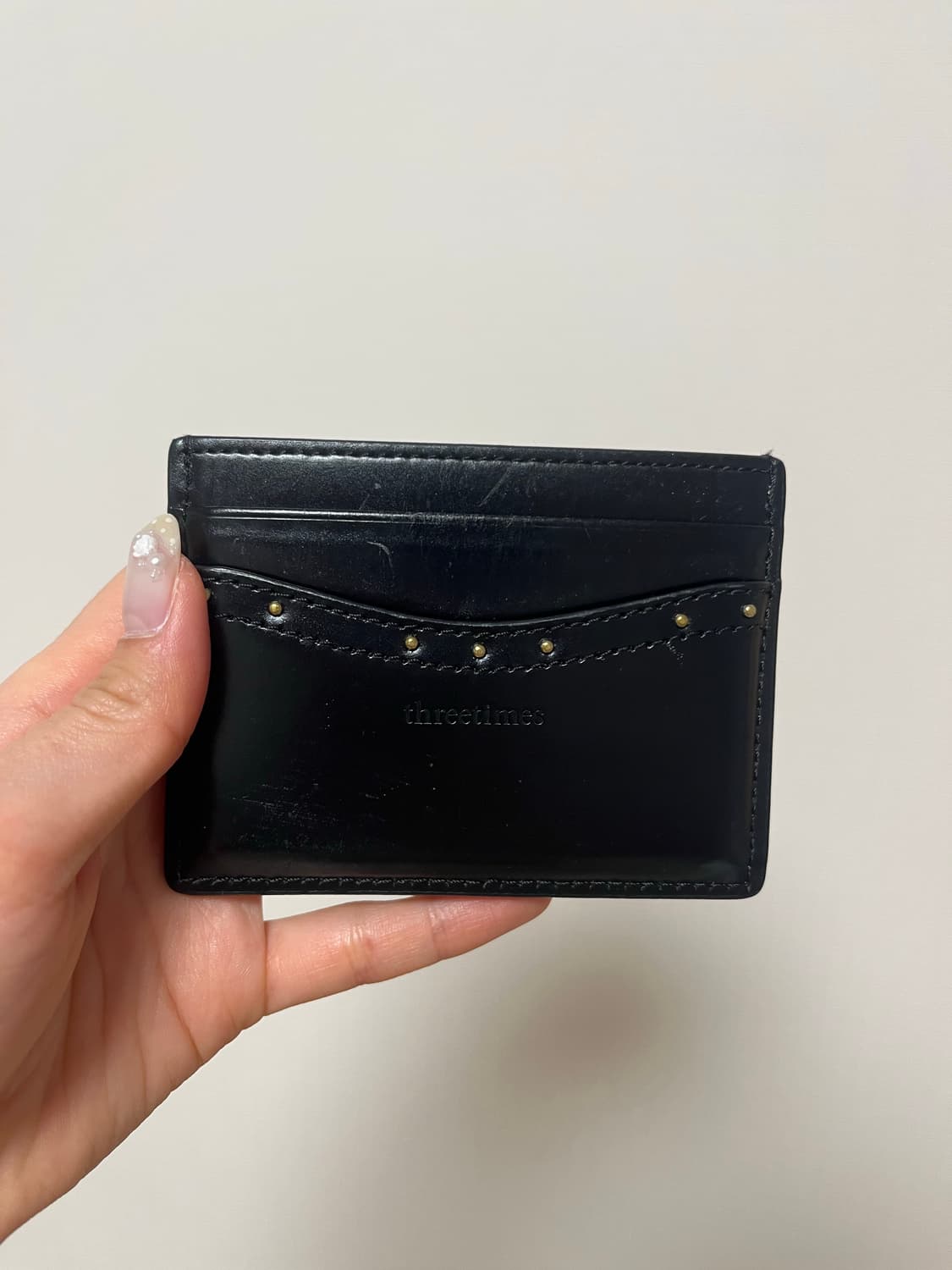 쓰리타임즈 스터드 카드 지갑 상품이미지5