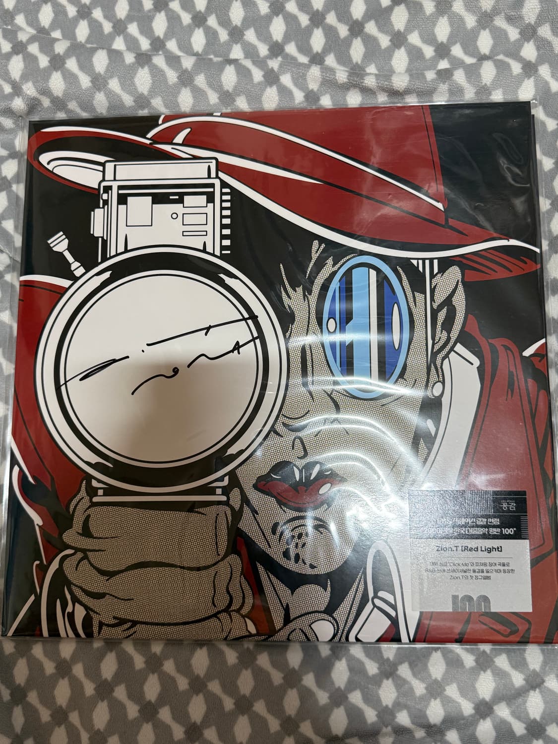 자이언티 LP Red Light 친필 사인판 새제품 상품이미지1