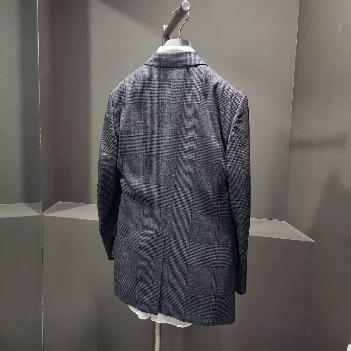 톰포드 그레이 프린스 오브 웨일스 체크 쉘튼 수트 셋업 상품이미지3