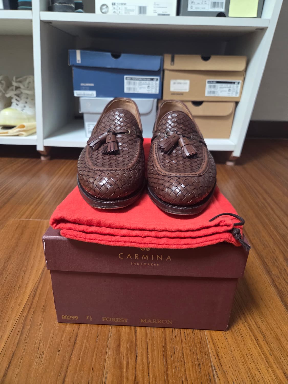 CARMINA 카르미나 태슬 로퍼 브라운 상품이미지1