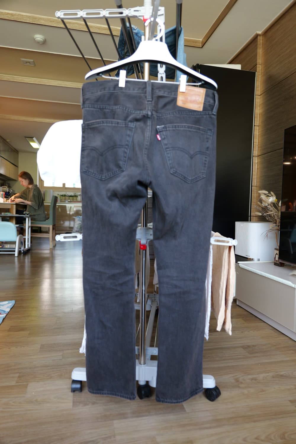 리바이스 501 프리미엄 흑청 데님 31x28 상품이미지2