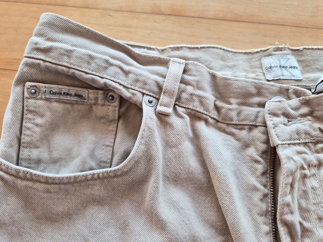 빈티지 캘빈클라인 진 베이지 W36 L34 상품이미지3