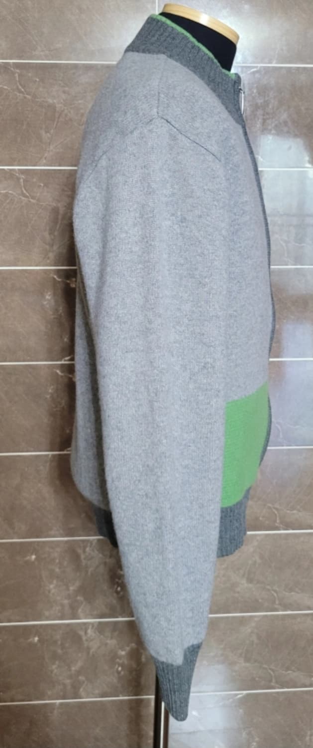 👔남성95사이즈👔 인디안 지퍼 가디건(모100) 상품이미지2