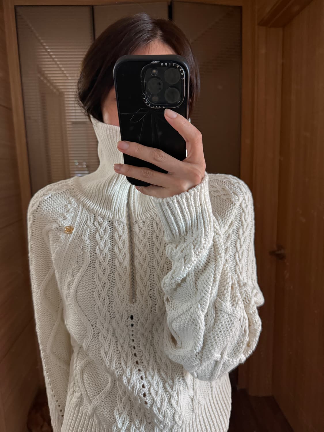 렉토 여름용 하프집업니트 상품이미지2