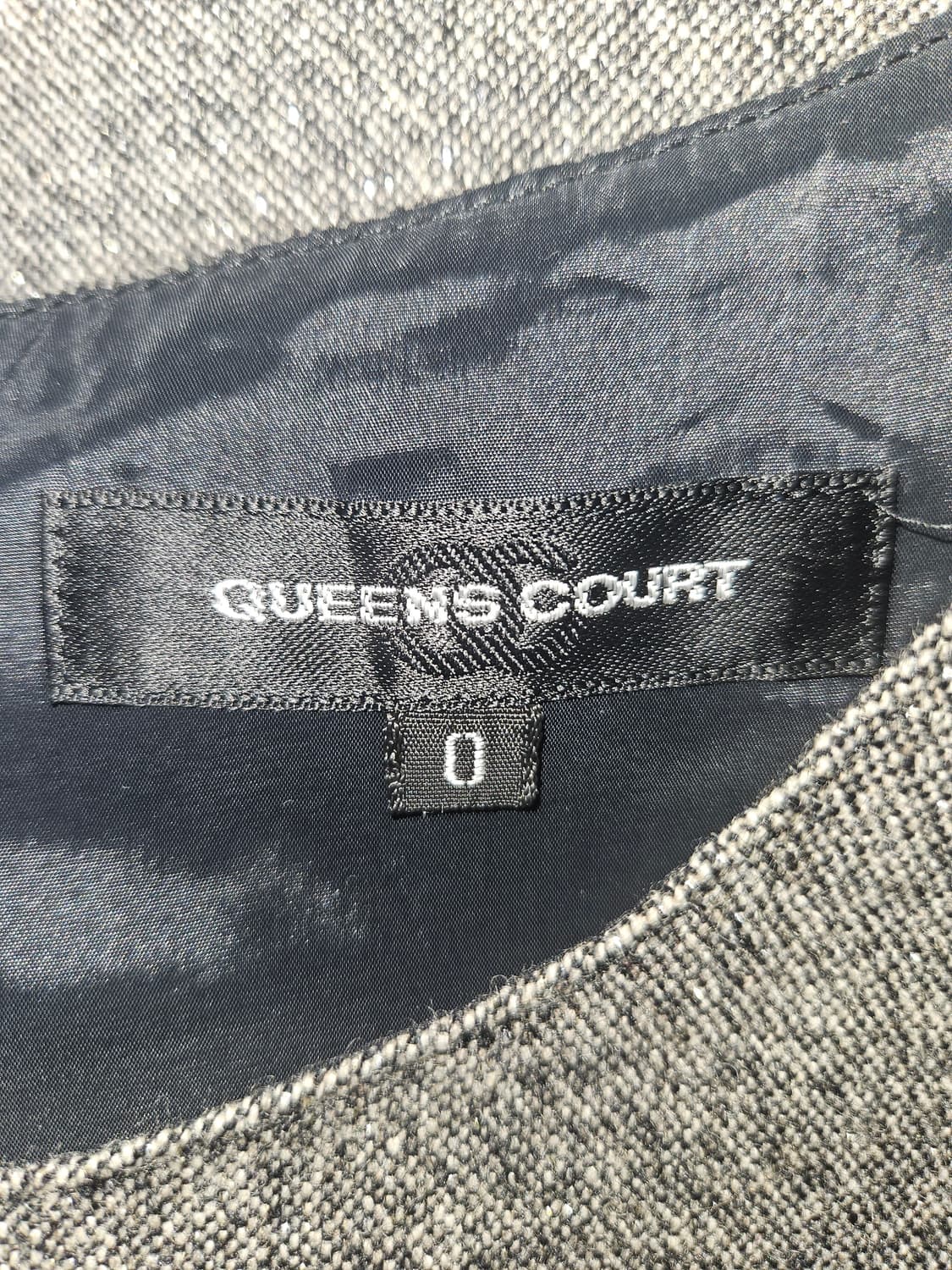 queens court 빈티지 울 그레이 버클 히메 드레스 상품이미지4