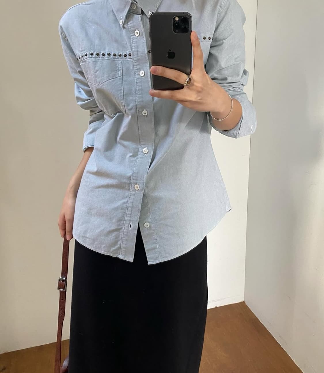 비즈빔 웨스턴 스터드 셔츠(신품컨디션) 상품이미지1