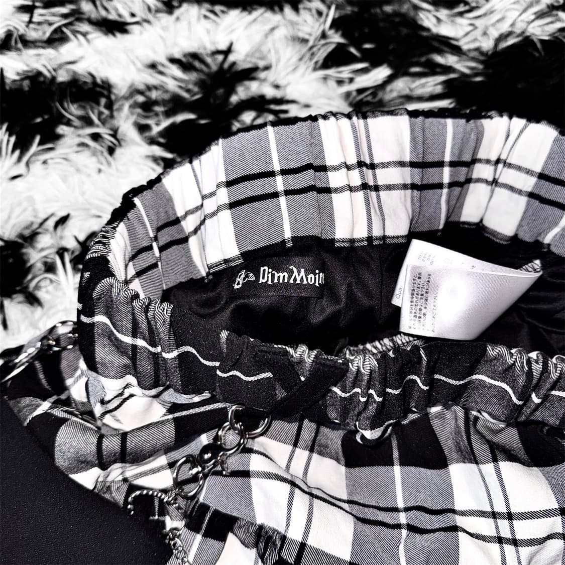 DIMMOIRE 체크 프릴 스커트 치마 상품이미지3