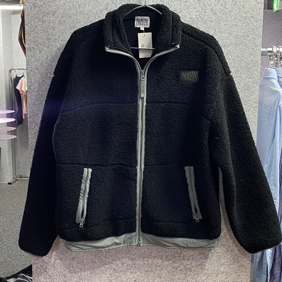 마리떼 프랑소와 저버 블랙 투웨이 플리스 집업 B3589 상품이미지2