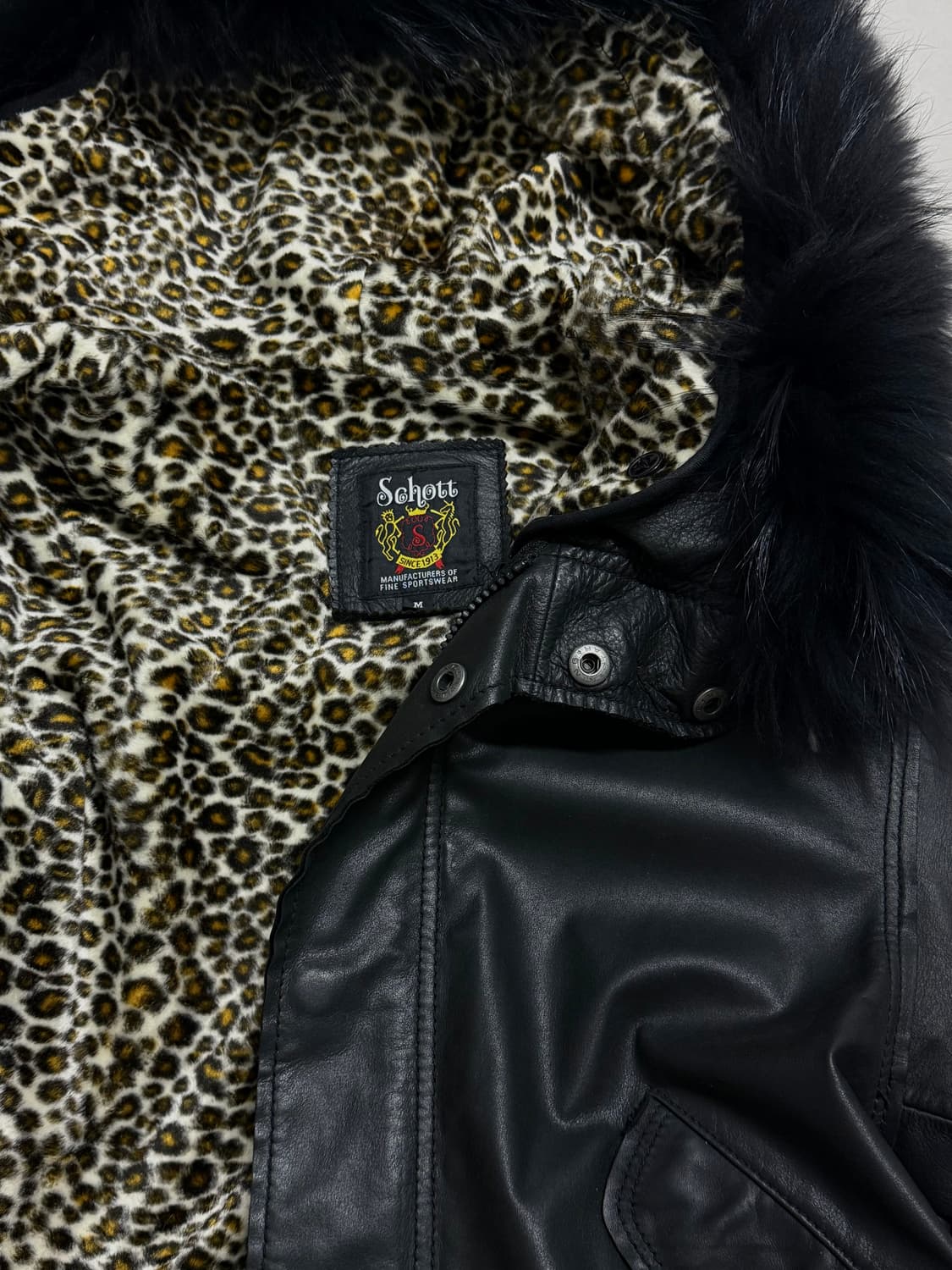 Schott M-51  [RIDE or DIE] Leather Parka 상품이미지6