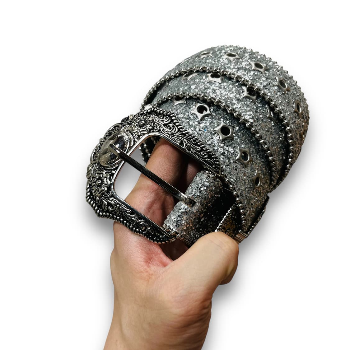 Crystal y2k Embedded Waist Belt  상품이미지2
