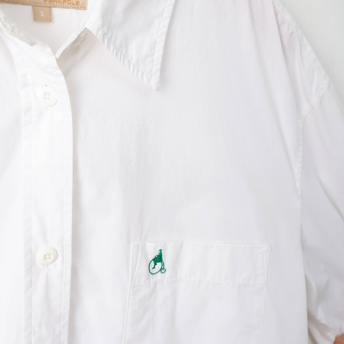 55/빈폴 화이트 포켓 코튼 셔츠 상품이미지3