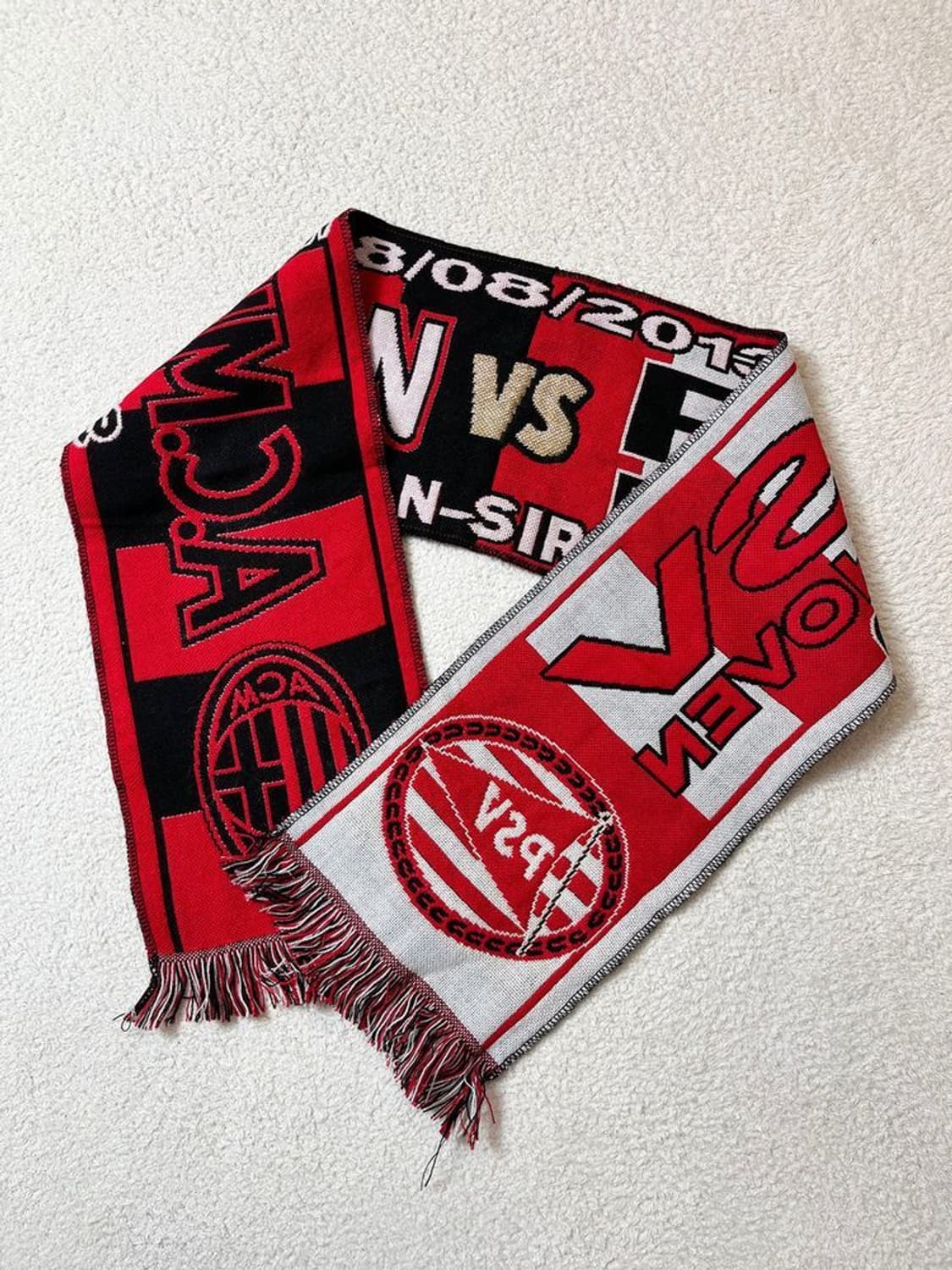 AC밀란 vs PSV 머플러 스카프 A1707 상품이미지1