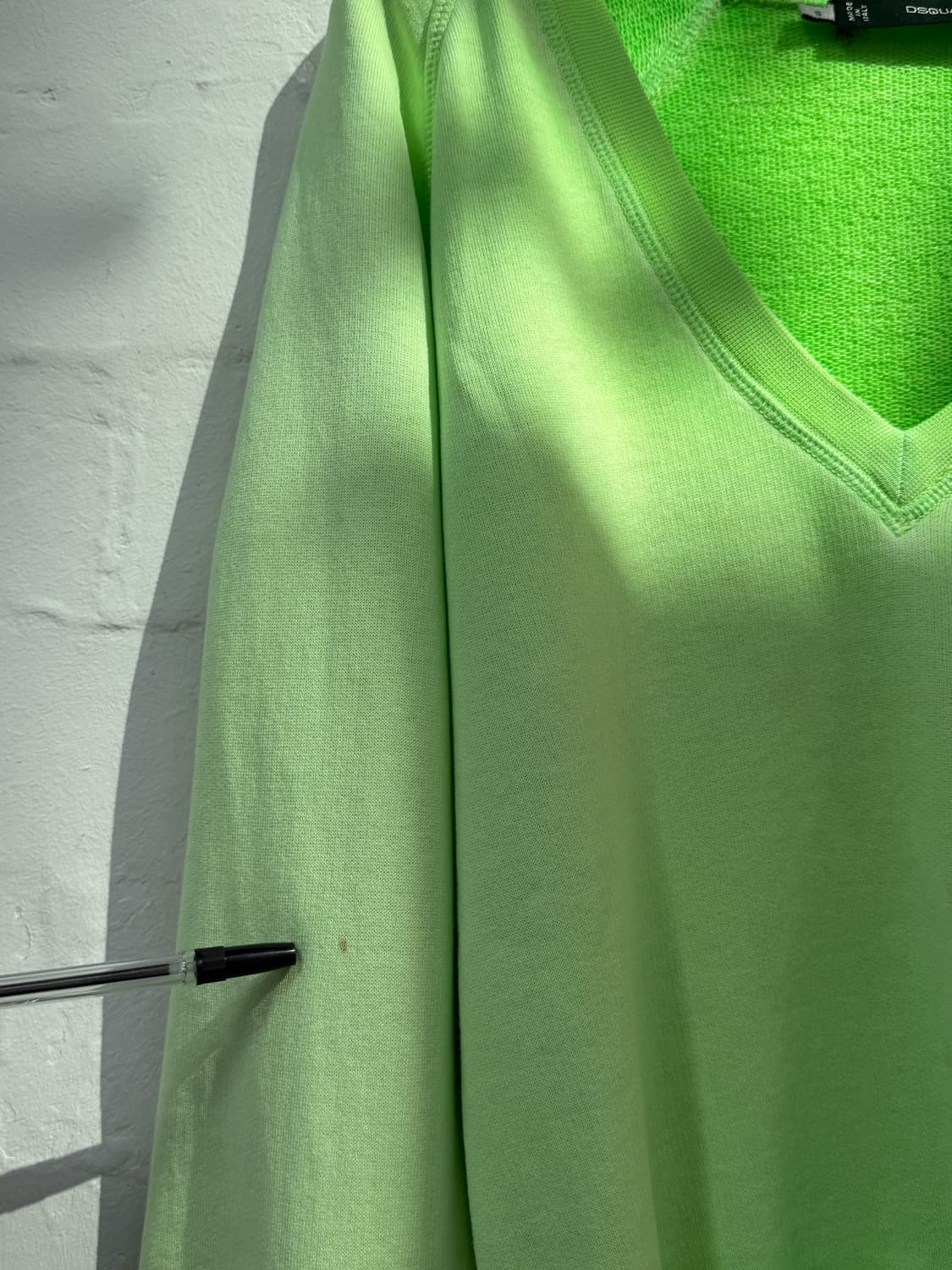 Dsquared2 디스퀘어드 그린 브이넥 스웨트셔츠 S 상품이미지5