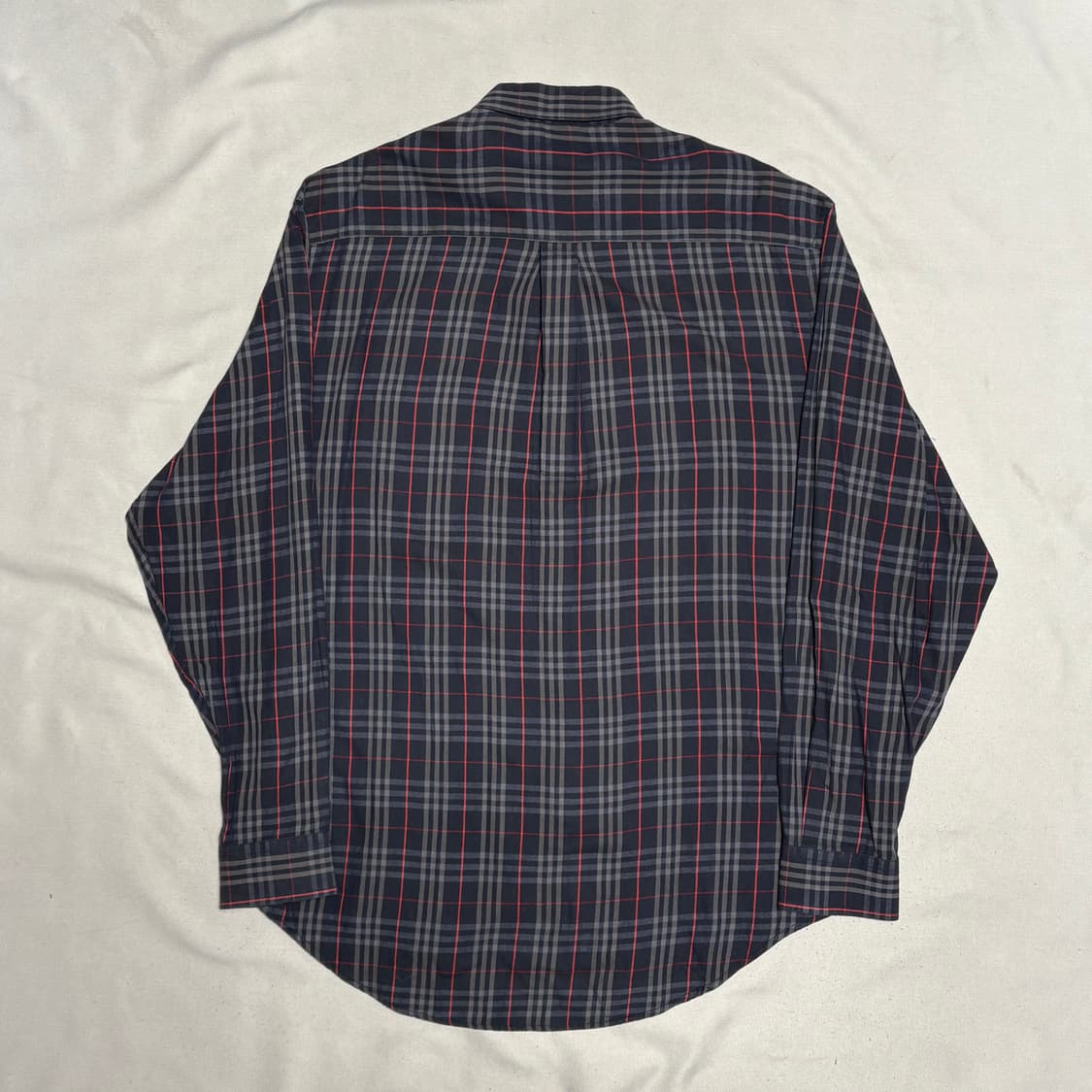 XL 버버리 네이비 노바체크 셔츠 상품이미지3