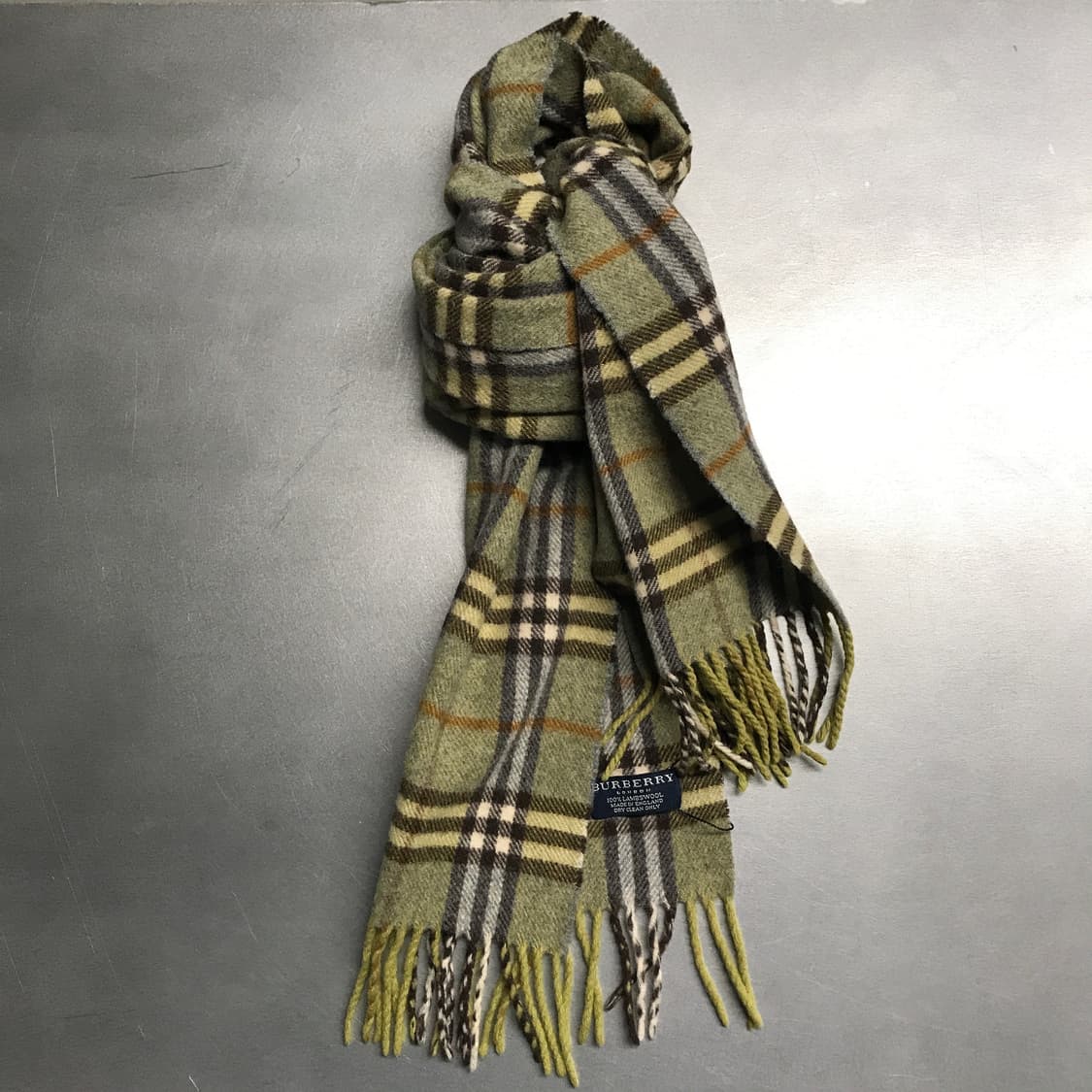 버버리 정품 램스울 머플러 카키 상품이미지1