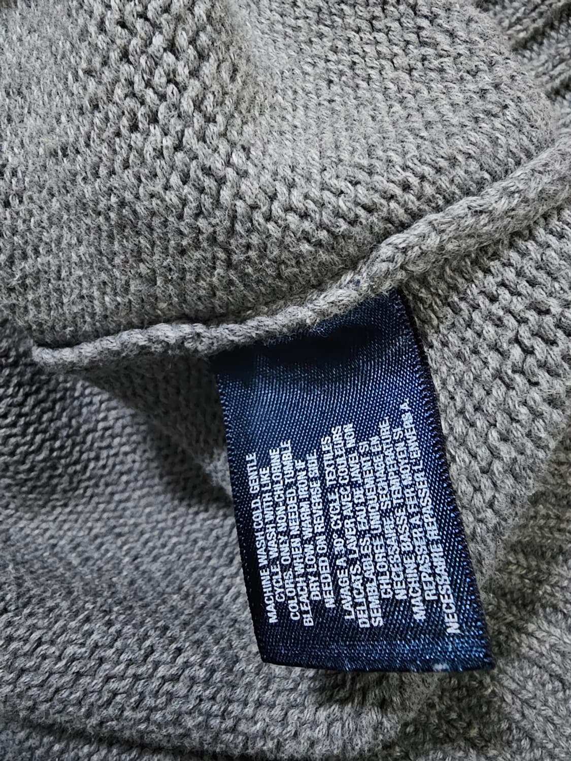 폴로 빅포니 그레이 니트집업 90 / S 상품이미지6