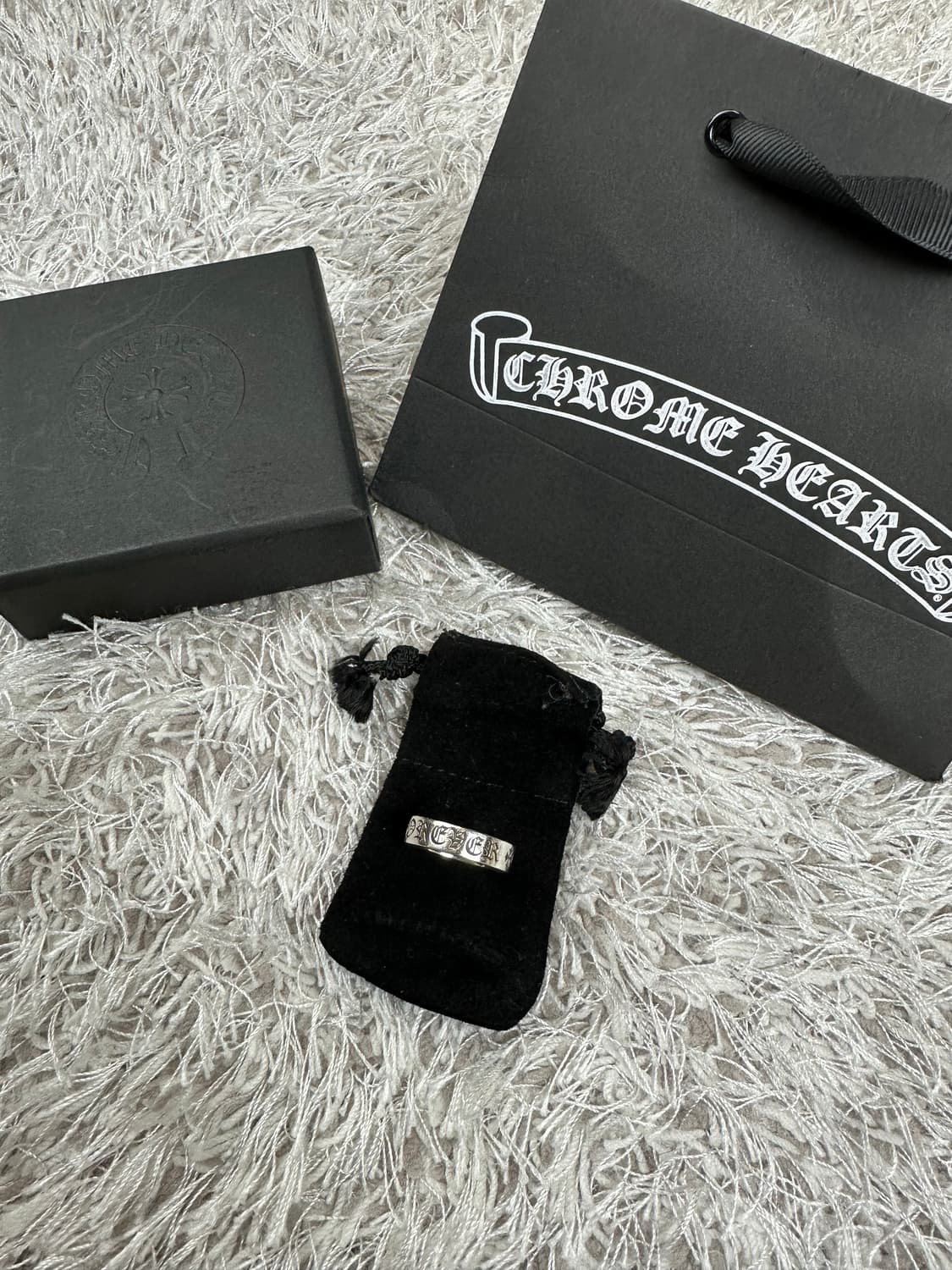 [US 7] 백화점판 정품 크롬하츠 포에버링 6mm 상품이미지1