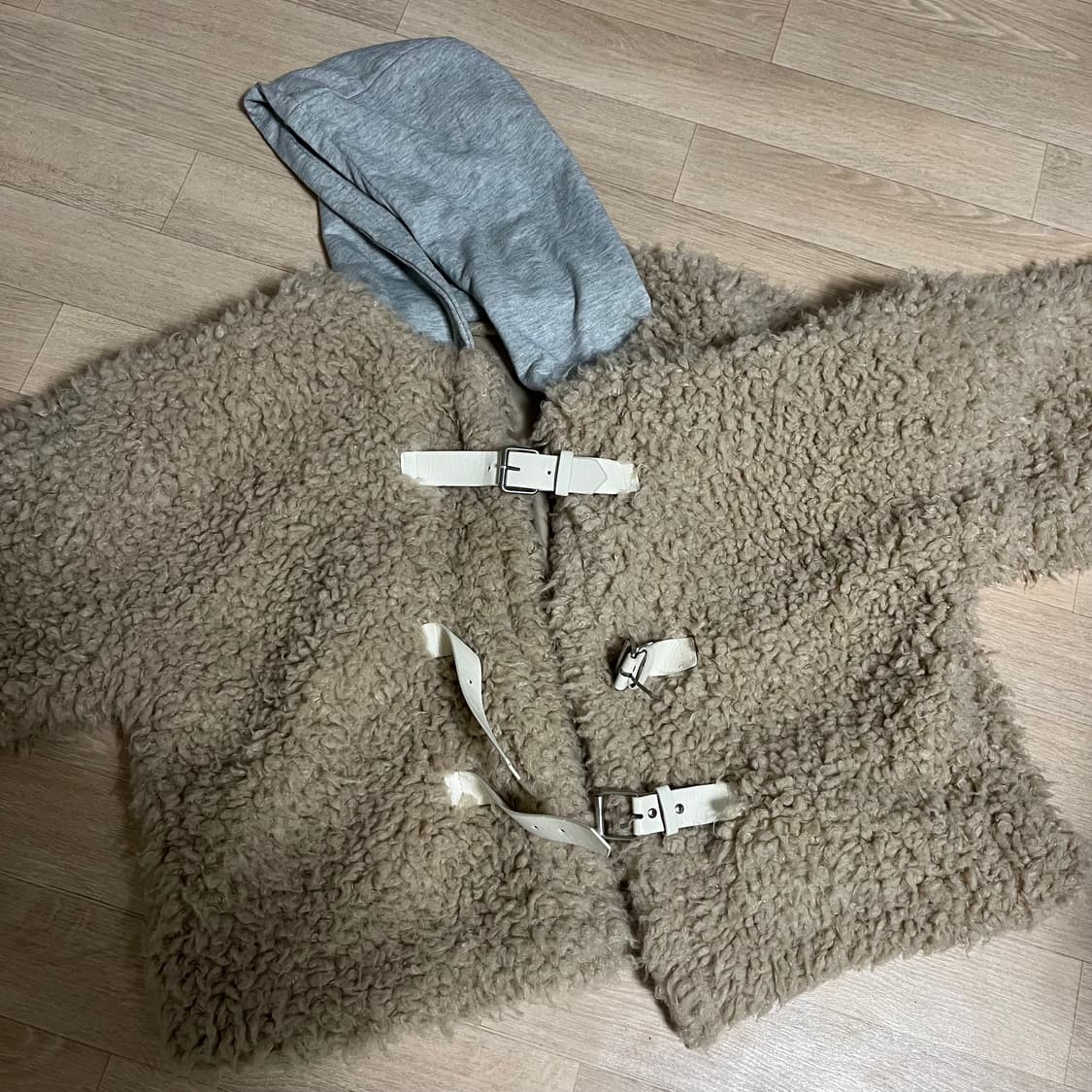 빈티지 뽀글이 후드자켓 상품이미지3