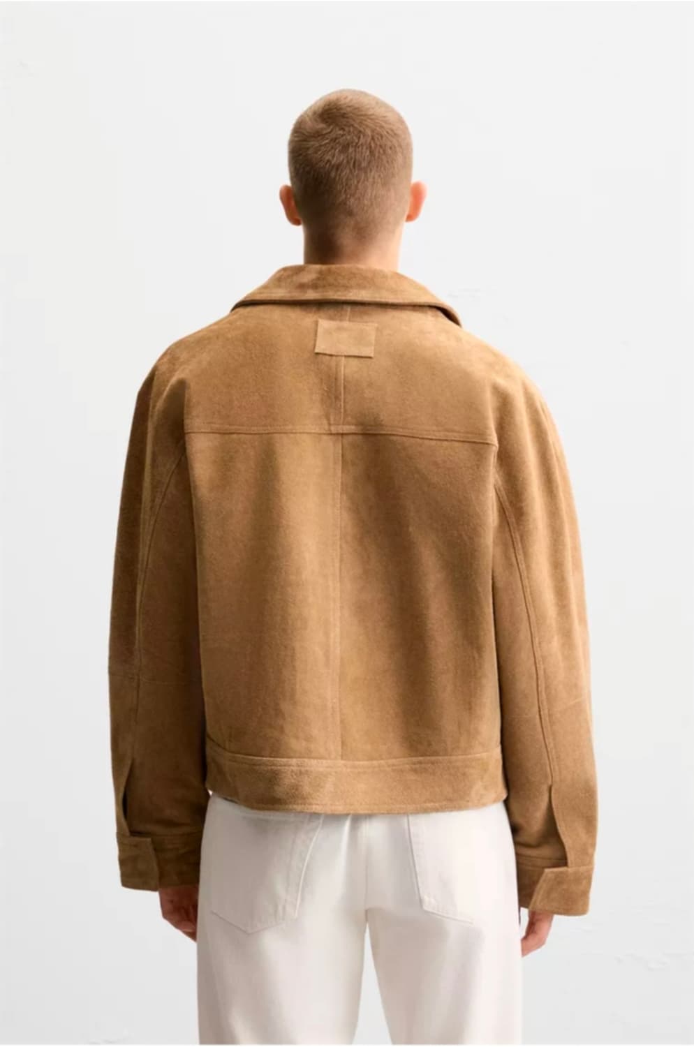 [S ,100] 자라 스웨이드 레더 자켓, 5388/300/731 상품이미지3