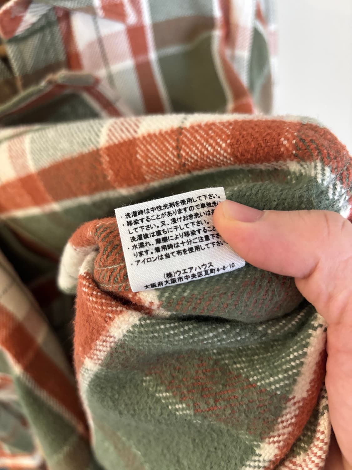 WAREHOUSE 웨어하우스 체크 플란넬셔츠 상품이미지6