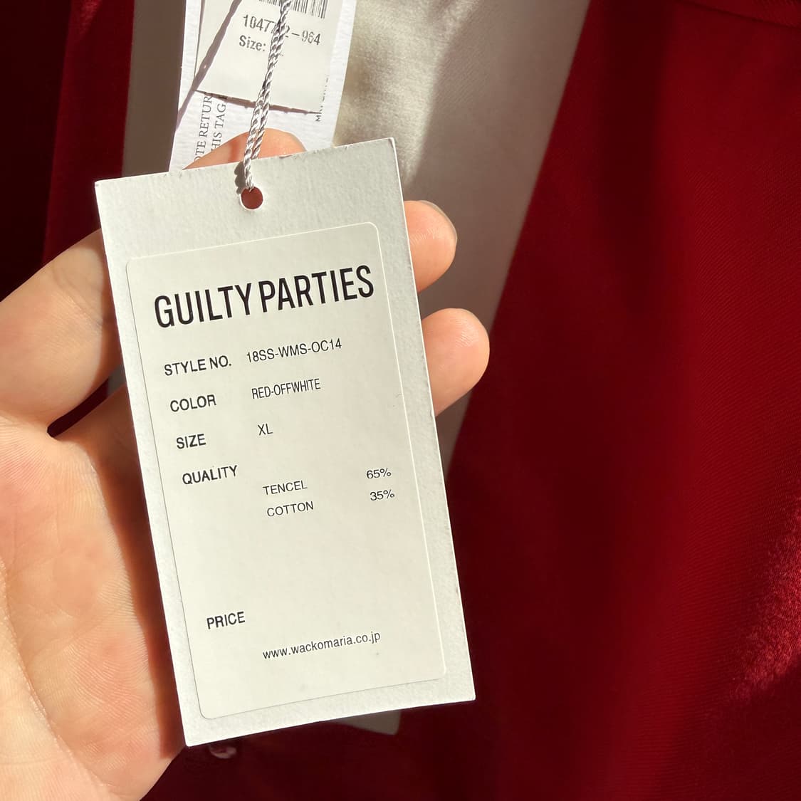 와코마리아 셔츠 상품이미지4