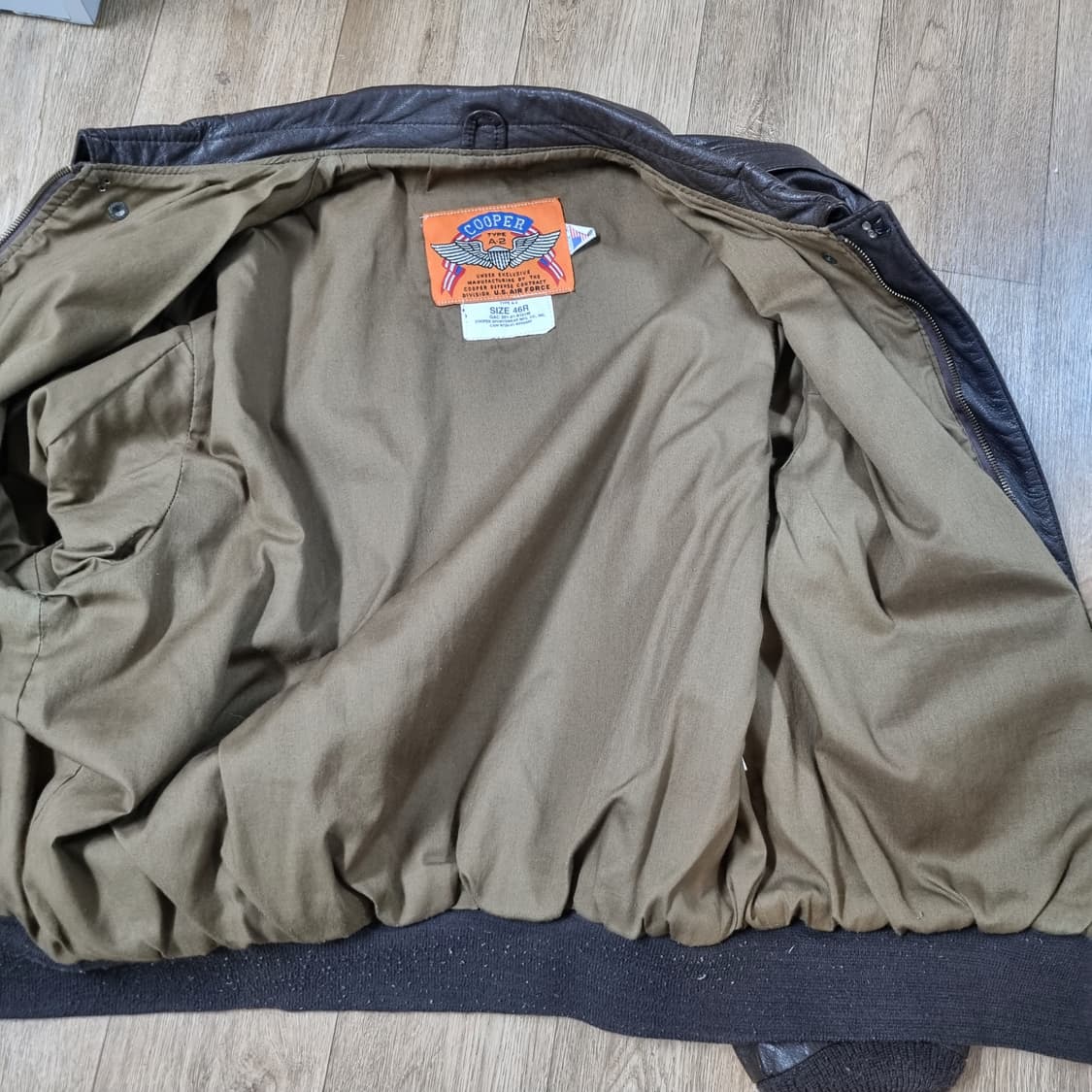Cooper a-2   46r 레더자켓 상품이미지4