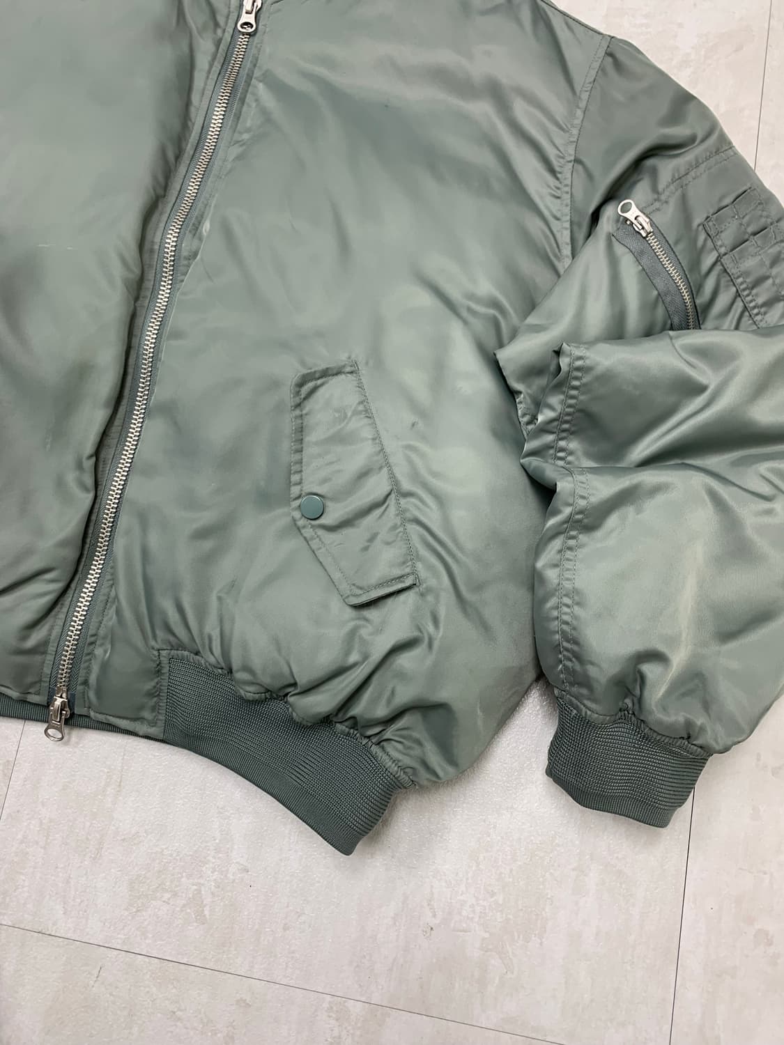 카키 항공 점퍼#18 상품이미지3