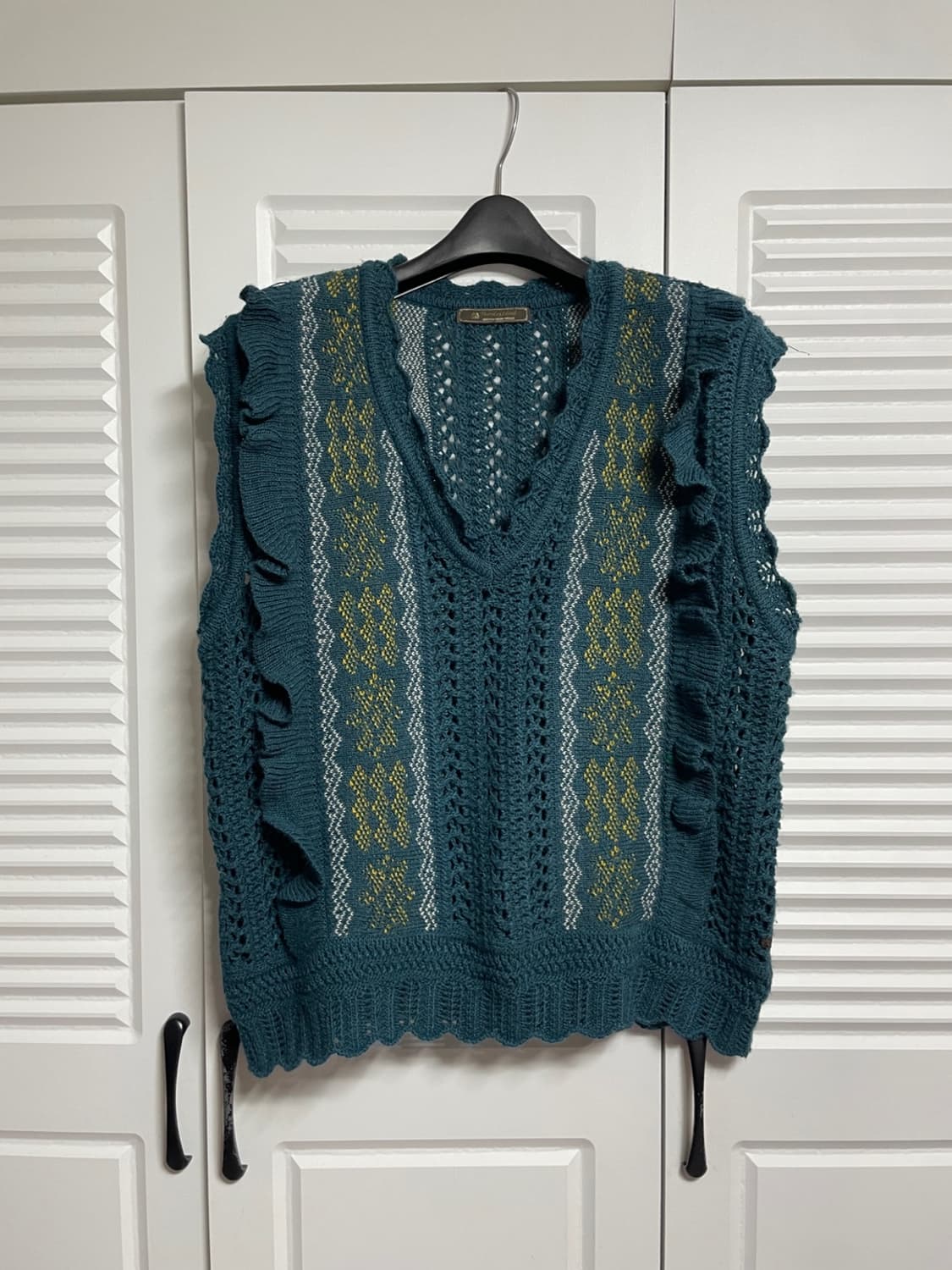 써스데이아일랜드 니트 조끼 상품이미지1