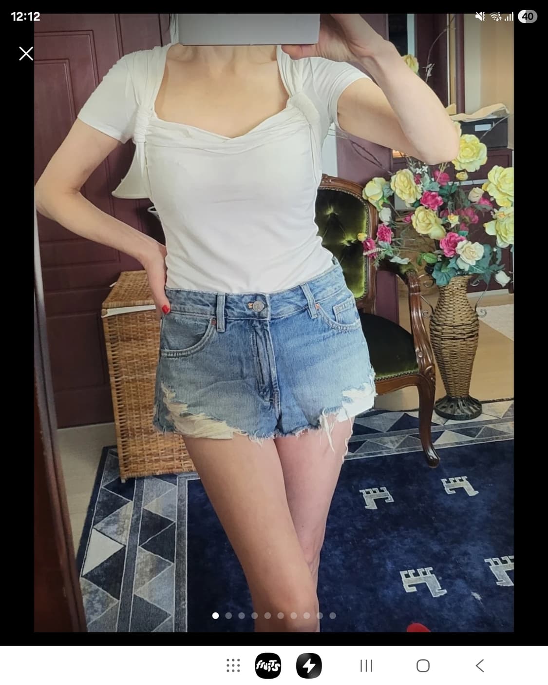 새상 프랑스 모르간 모달 셔츠  상품이미지1