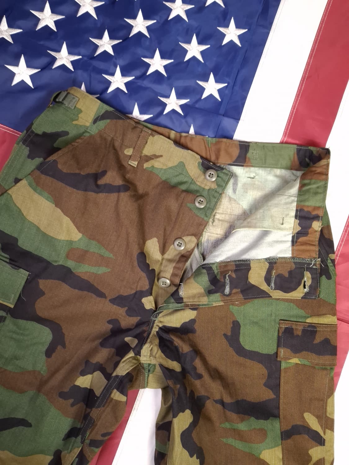 새제품 오리지날 미군 90's 우드랜드 지급용 BDU 팬츠 상품이미지2