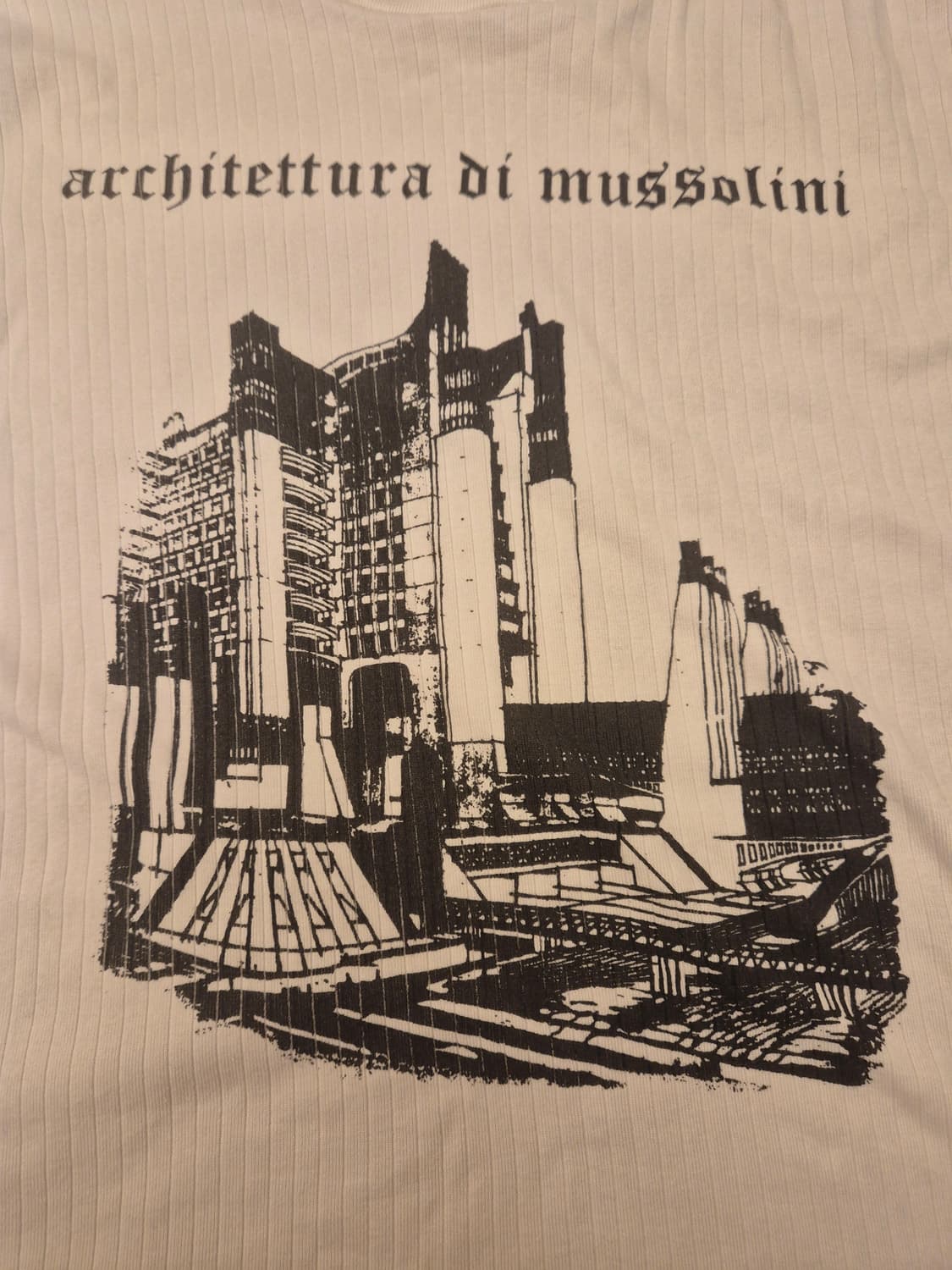 Erd Architettura Di Mussolini Rib tshirt 상품이미지6