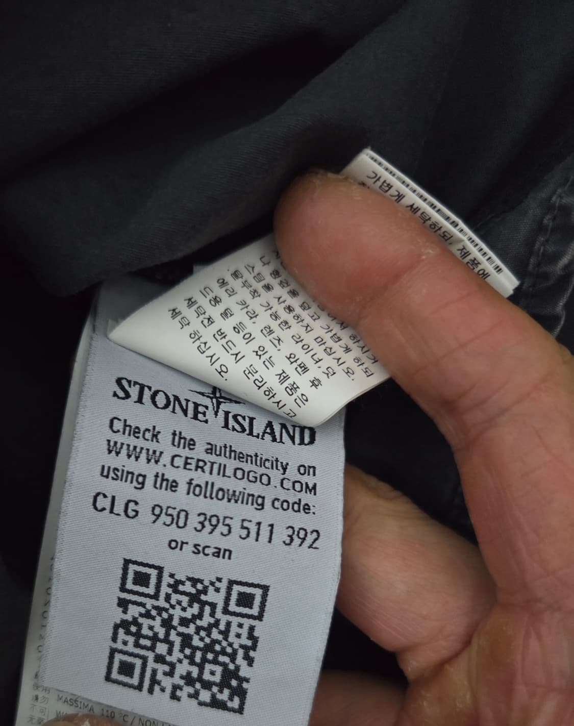 스톤아일랜드 가먼트다이드 오버셔츠 다크 네이비 상품이미지8