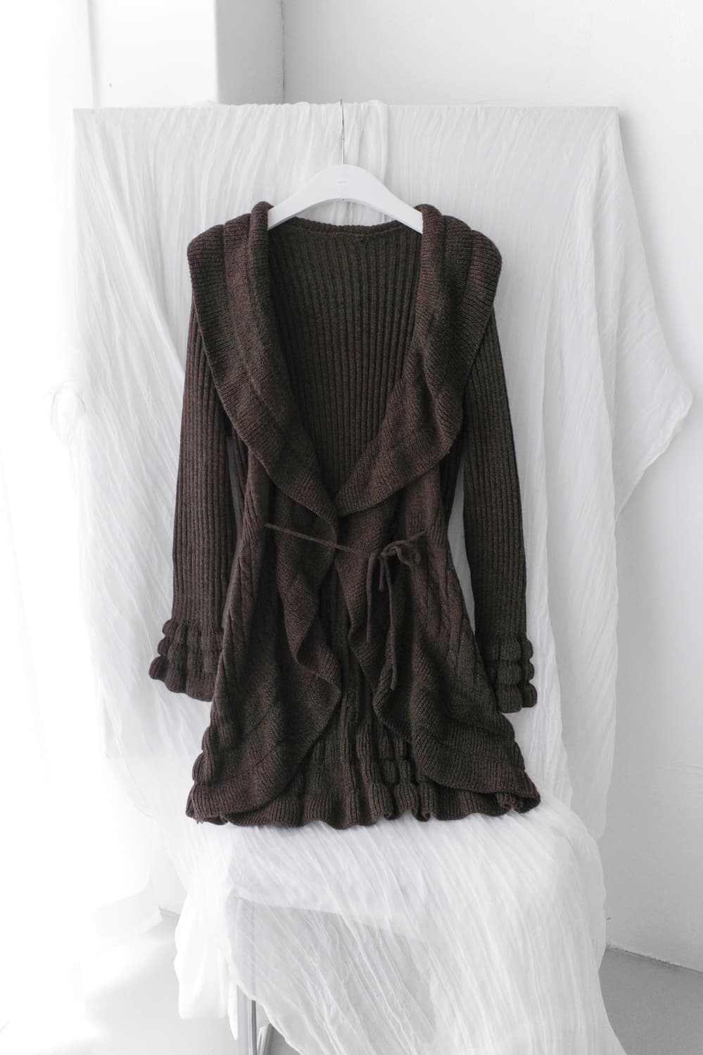 frill long cardigun 상품이미지1