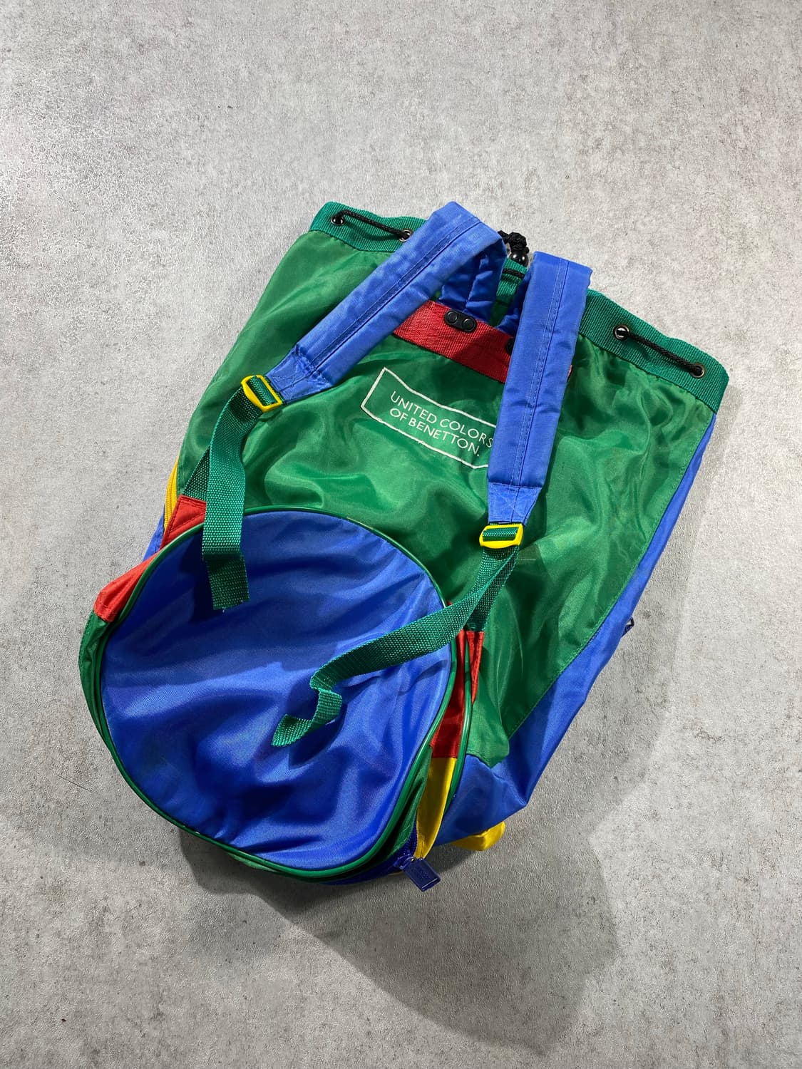 [39*48] 90s Benetton 베네통 나일론 멀티포켓 백팩 상품이미지6