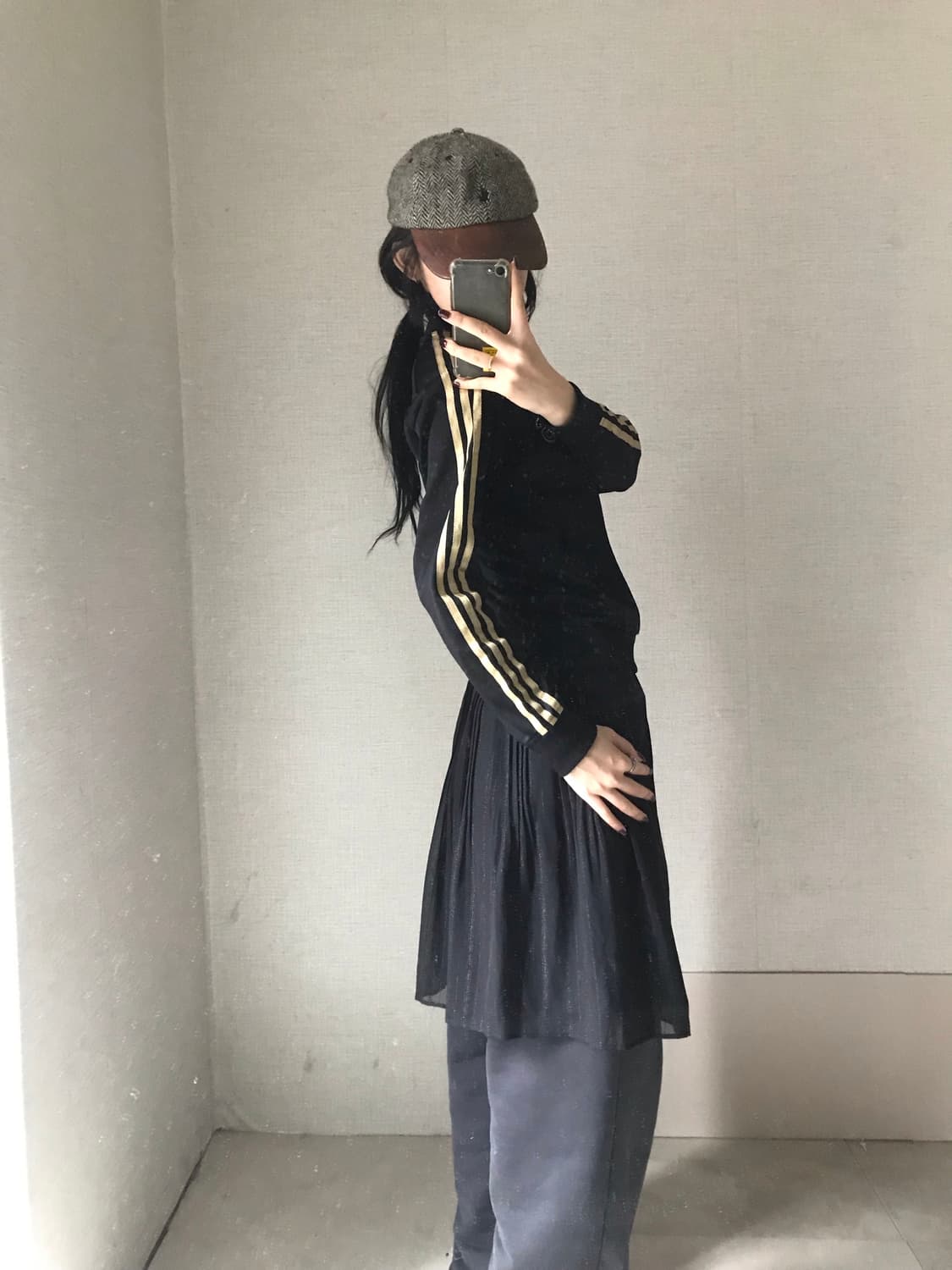 아디다스 블랙 골드 큐빅 져지 상품이미지4
