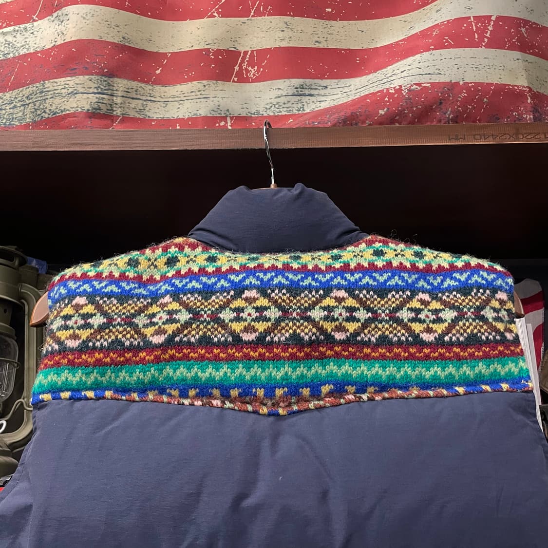 펜필드X제이미슨 페어 아일 울 다운 조끼 패딩 상품이미지4