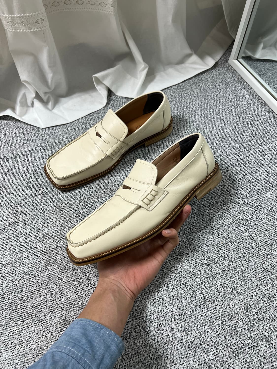 빈티지 스퀘어 페니로퍼 상품이미지1