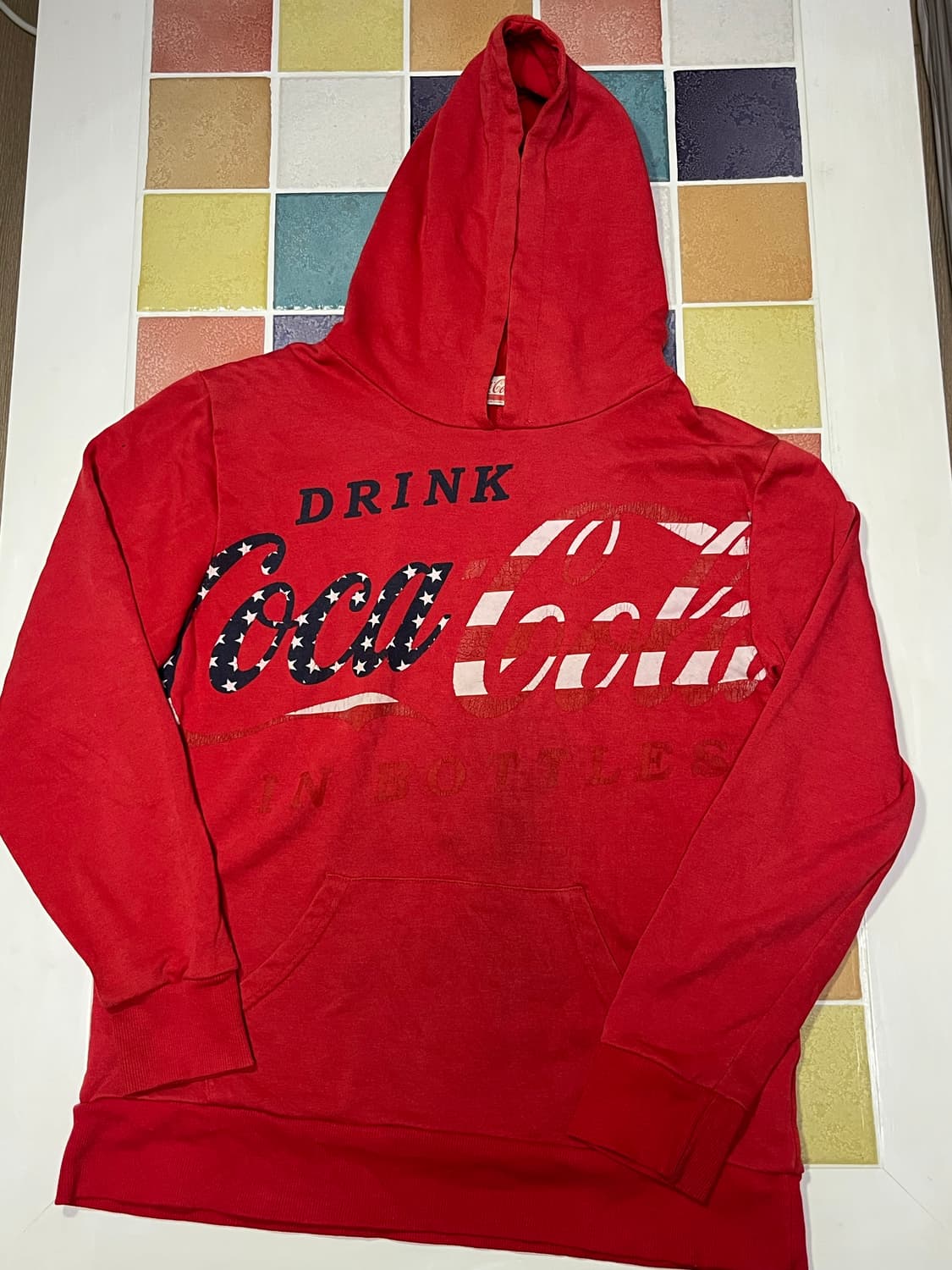 Coca-cola 성조기 후드티 상품이미지7