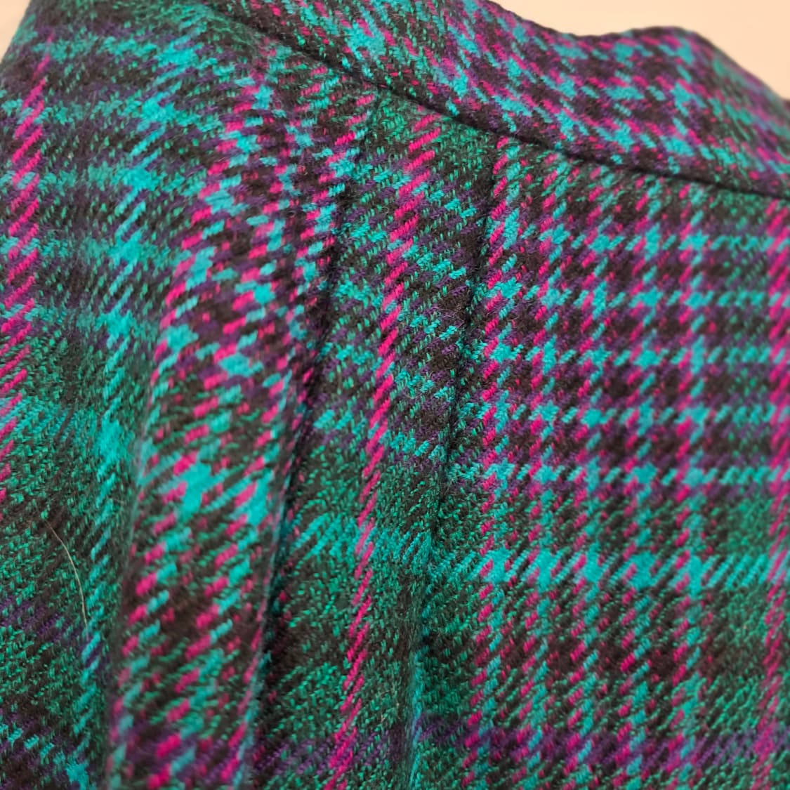 일본 빈티지 체크 울 스커트 26" 상품이미지2