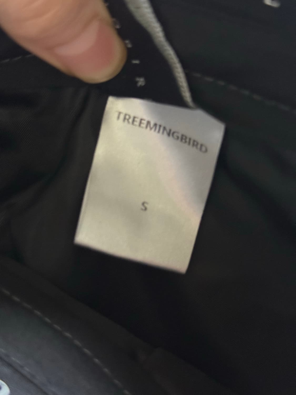 트리밍버드 커브드 레더 팬츠 모카그레이 S 상품이미지3