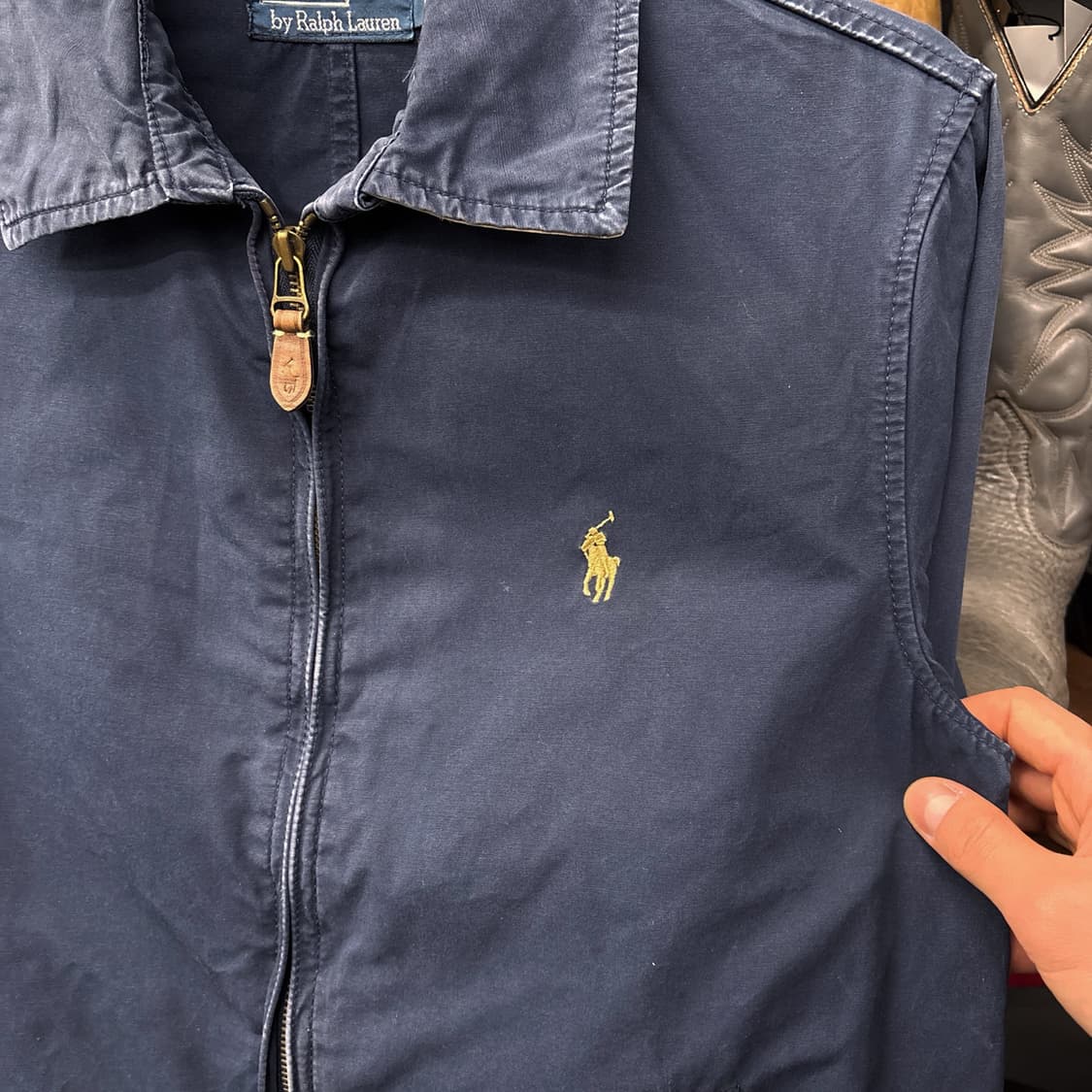90s 폴로 랄프로렌 클래식 코튼트윌 스윙자켓 빈티지워싱 N831 상품이미지5
