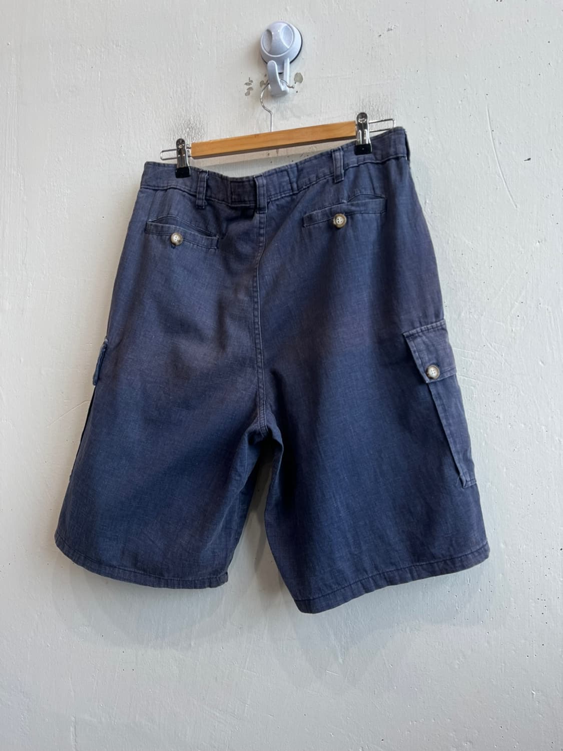 Made in USA 빈티지 워싱 카고 쇼츠 반바지 상품이미지4