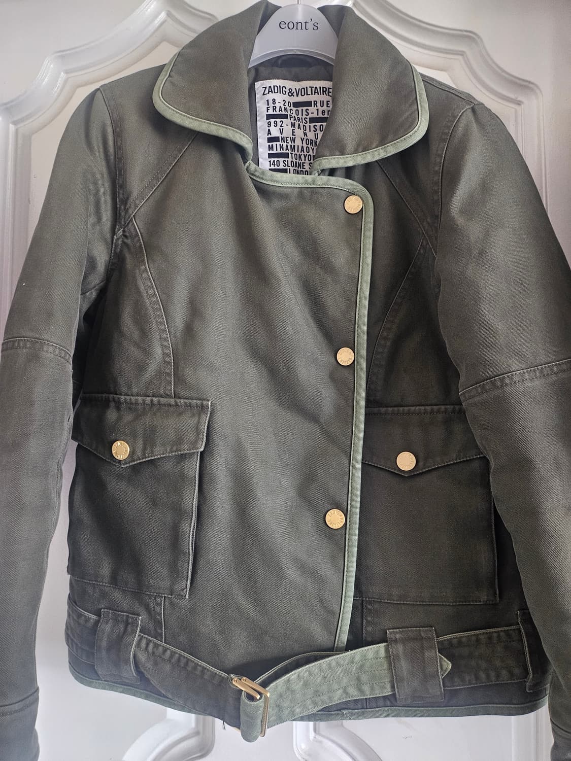 자딕앤볼테르 카키 자켓 상품이미지2