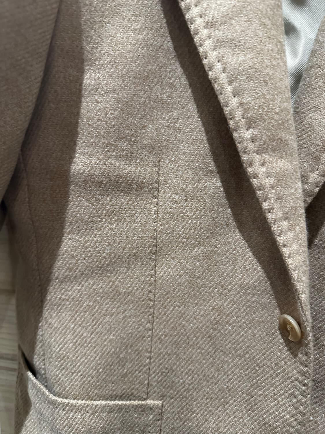 안드레아 서울 링자켓 링마에44 카멜 트위드 상품이미지4