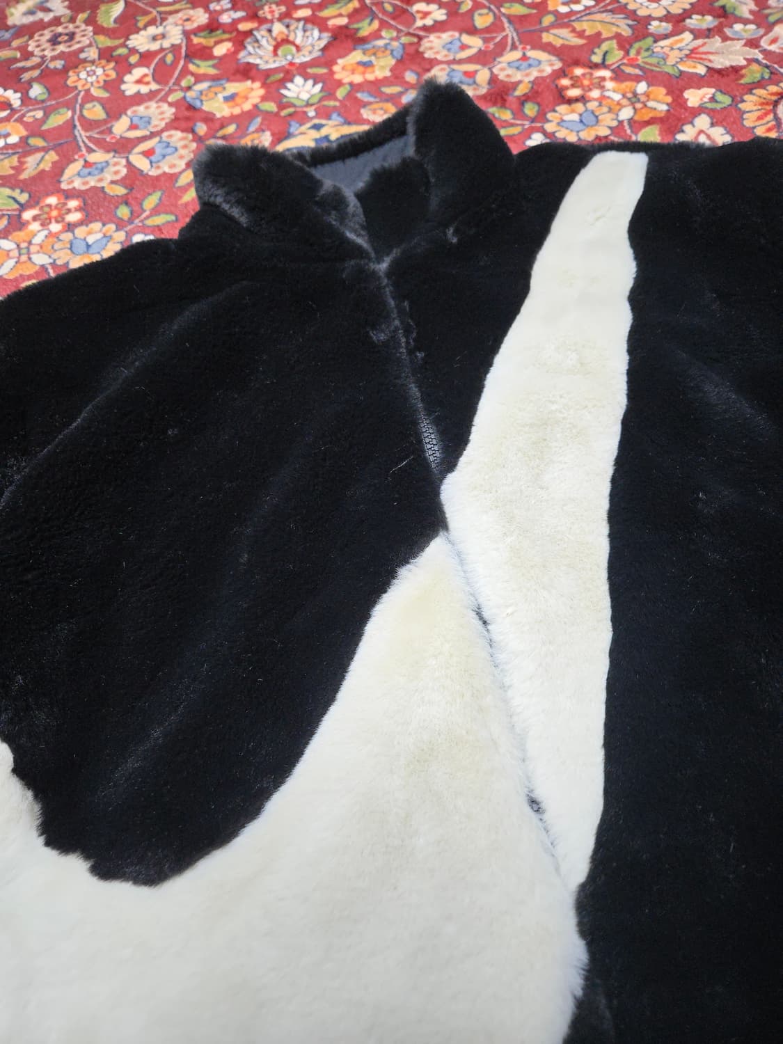 [XS] 나이키 빅 스우시 인조 퍼(Faux Fur) 하이넥 재킷  상품이미지4