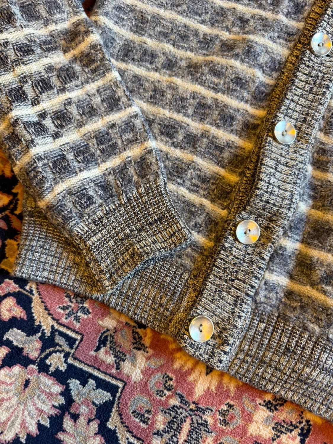 Garanteret ren uld 가디건 55~66 상품이미지5